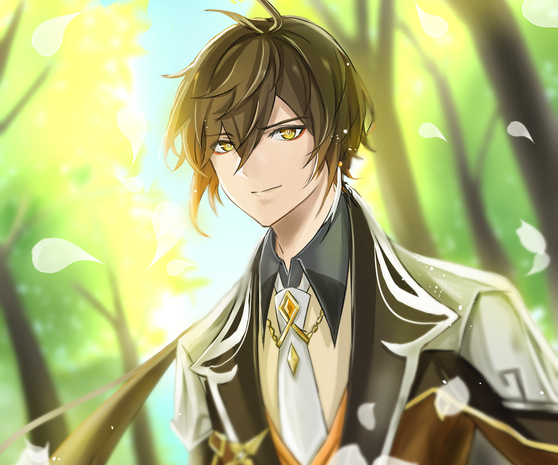 Download Zhongli (Genshin Impact) Video Game Genshin Impact HD Wallpaper by Mia/qmin