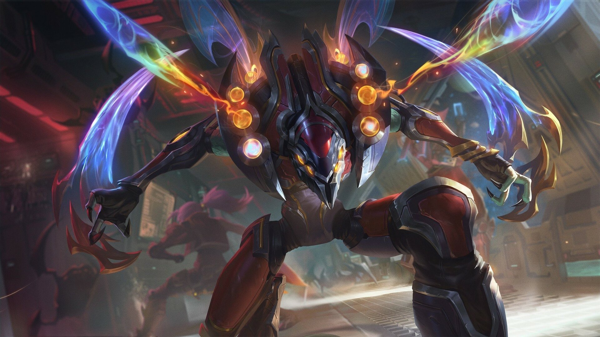 Download Kha'Zix (League Of Legends) Video Game League Of Legends HD Wallpaper by Raiko