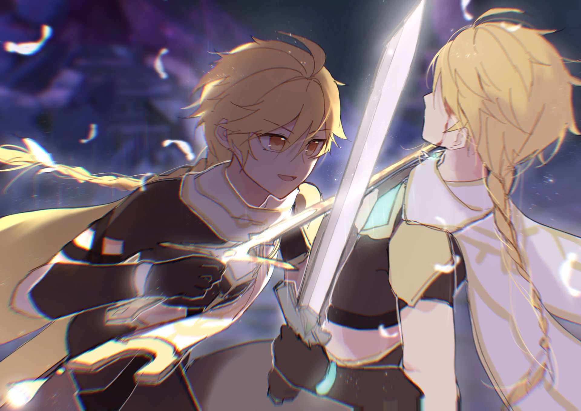 Download Aether (Genshin Impact) Video Game Genshin Impact HD Wallpaper by Yuu