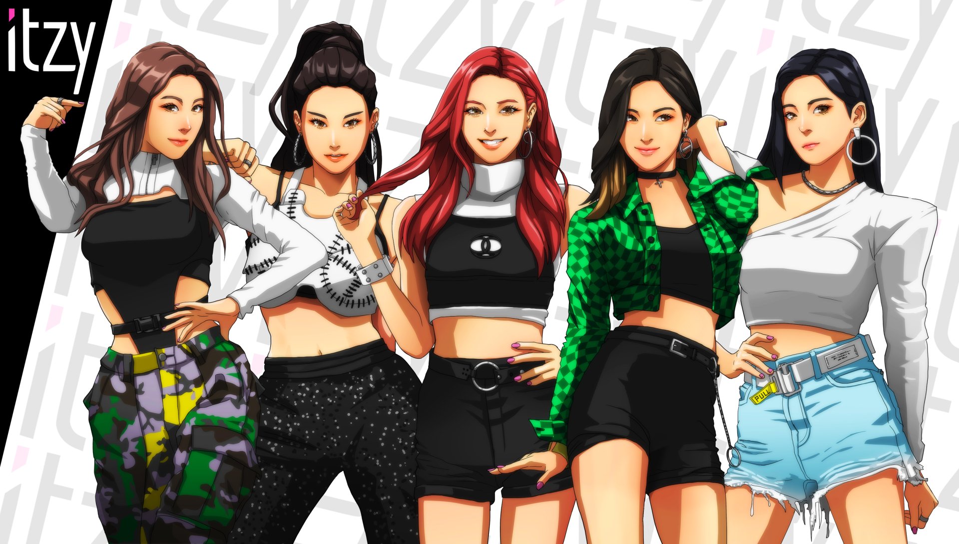 Itzy Stylish Hd Wallpaper K Pop Girl Group Desktop Background 8268