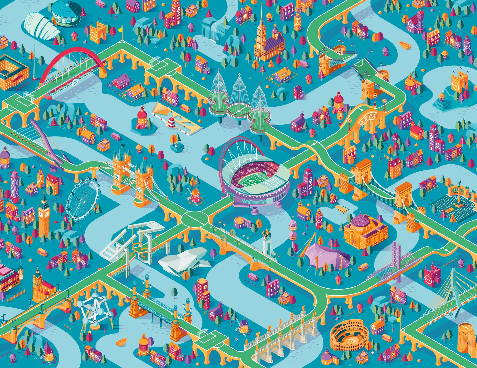 Download UEFA EURO 2020 Sports HD Wallpaper