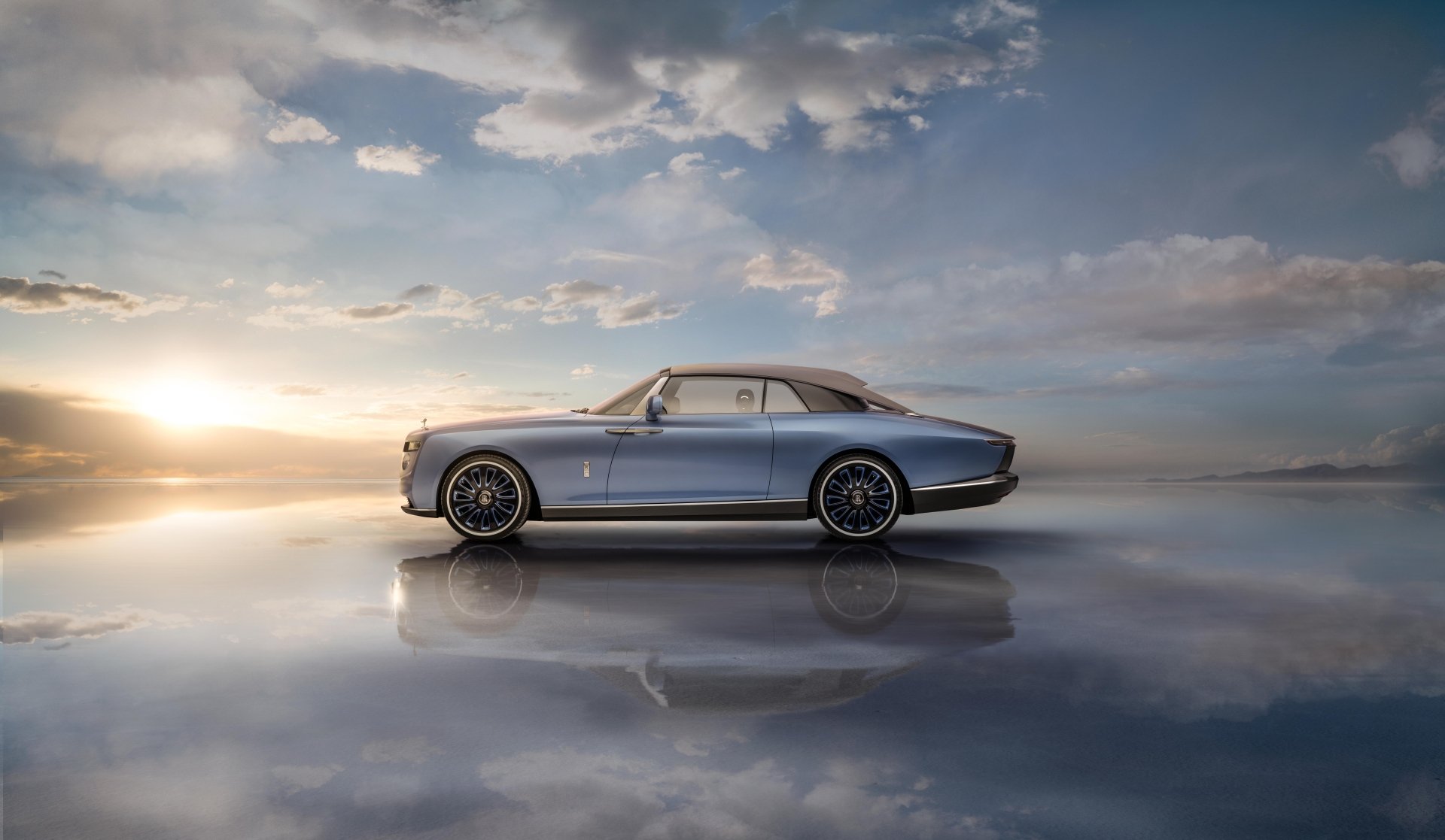Download Reflection Rolls-Royce Vehicle Rolls-Royce Boat Tail 8k Ultra HD Wallpaper