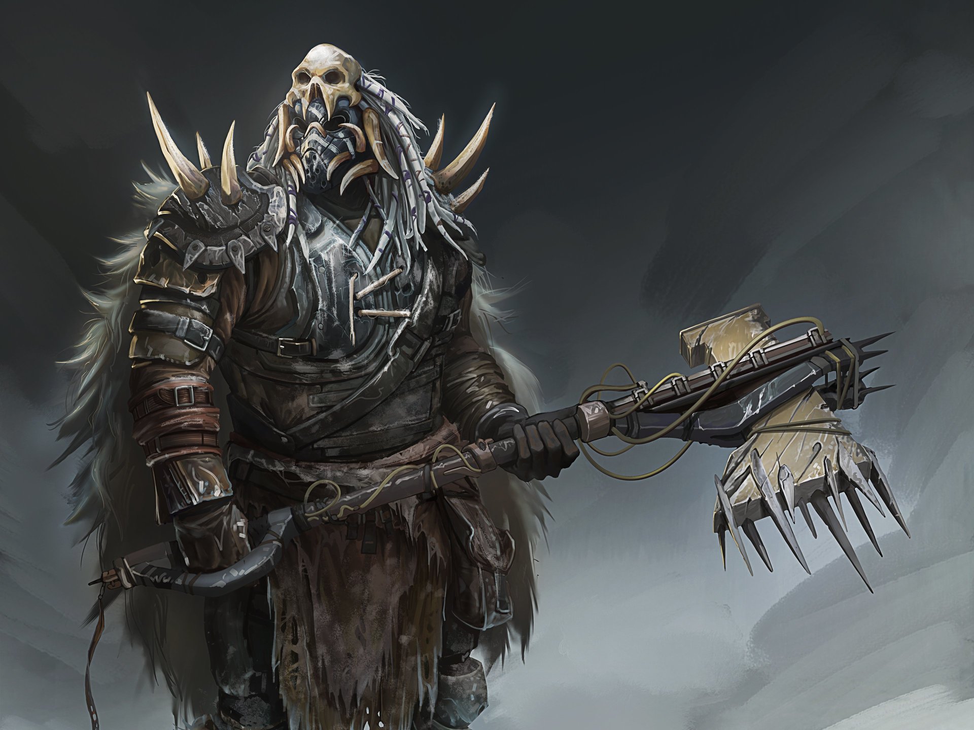 Download Warrior Video Game Scavengers 4k Ultra HD Wallpaper