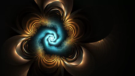 blue brown fractal Abstract swirl abstract blue HD Desktop Wallpaper | Background Image