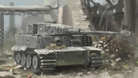 tank military Tiger I HD Desktop Wallpaper | Background Image