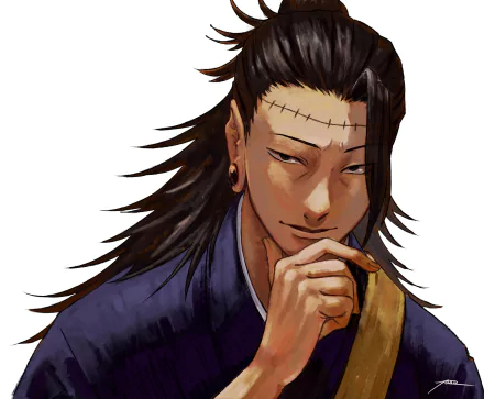 black hair Suguru Geto Anime Jujutsu Kaisen HD Desktop Wallpaper | Background Image