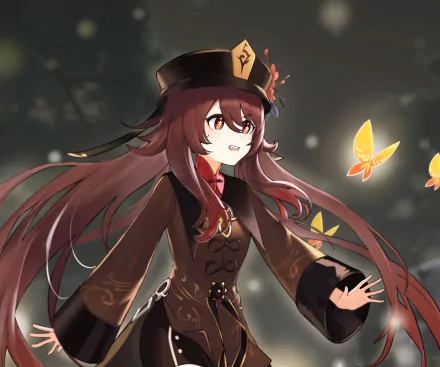 Hu Tao video game Genshin Impact HD Desktop Wallpaper | Background Image