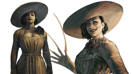 Alcina Dimitrescu Resident Evil video game Resident Evil Village HD Desktop Wallpaper | Background Image