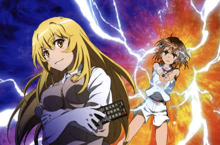 Misaki Shokuhou Mikoto Misaka Anime A Certain Scientific Railgun HD Desktop Wallpaper | Background Image