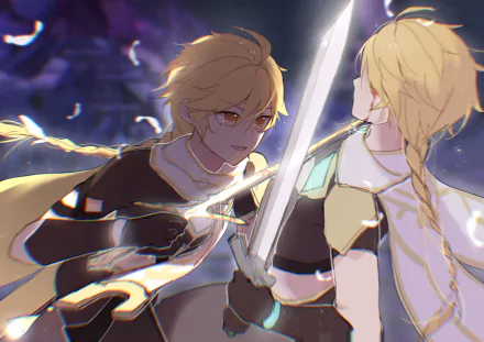 Aether (Genshin Impact) video game Genshin Impact HD Desktop Wallpaper | Background Image