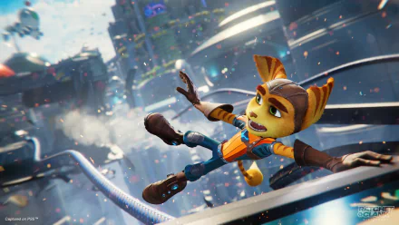 Ratchet (Ratchet & Clank) Ratchet & Clank video game Ratchet & Clank: Rift Apart HD Desktop Wallpaper | Background Image