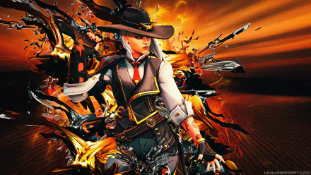  Overwatch Ashe 4K Wallpaper