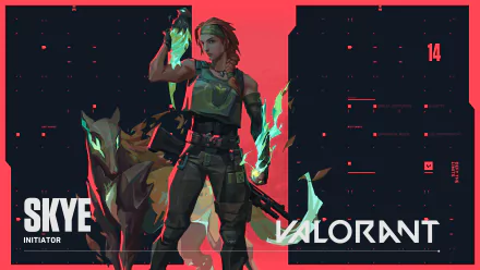 Skye (Valorant) video game Valorant HD Desktop Wallpaper | Background Image