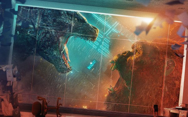 Movie Godzilla vs Kong Godzilla King Kong HD Wallpaper | Background Image