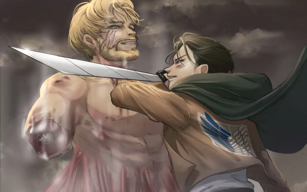 Levi Ackerman Zeke Yeager Anime Attack on Titan HD Desktop Wallpaper | Background Image