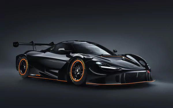 supercar black car McLaren 720S McLaren car vehicle McLaren 720S GT3 HD Desktop Wallpaper | Background Image