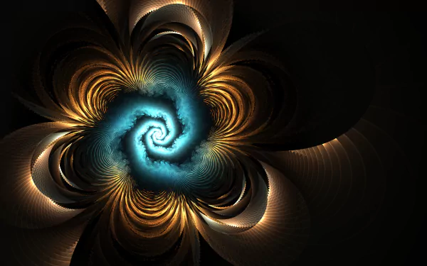 blue brown fractal Abstract swirl abstract blue HD Desktop Wallpaper | Background Image