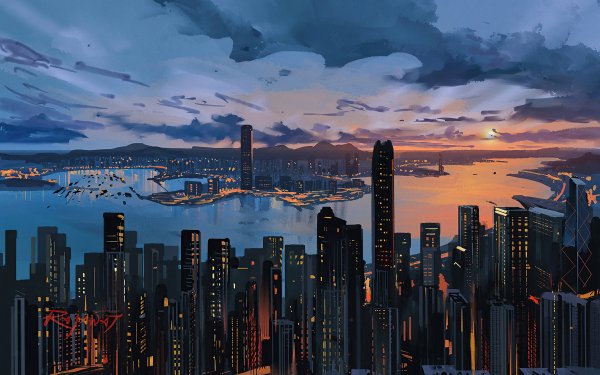 Man Made Hong Kong Cities China City Building Skyscraper HD Wallpaper | Background Image