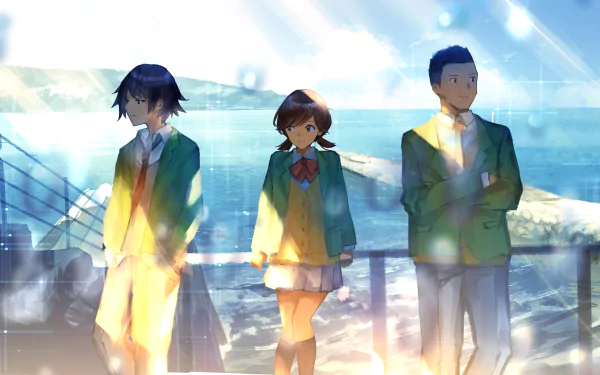 uniform Anime friends HD Desktop Wallpaper | Background Image