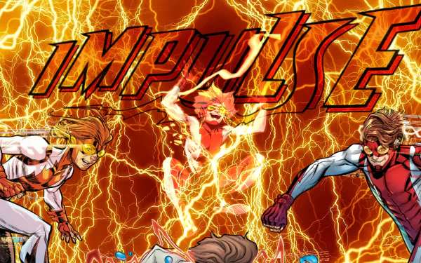 brown hair DC Comics Bart Allen Impulse (DC Comics) Comic impulse HD Desktop Wallpaper | Background Image