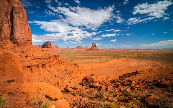 Earth Monument Valley Nature USA Sky Desert Landscape HD Wallpaper | Background Image
