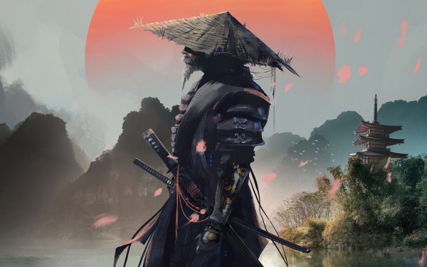 Fantasy Samurai Warrior HD Wallpaper | Background Image