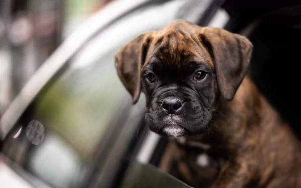 baby animal boxer (dog) puppy dog Animal HD Desktop Wallpaper | Background Image