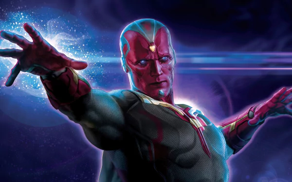 Vision (Marvel Comics) TV Show WandaVision HD Desktop Wallpaper | Background Image