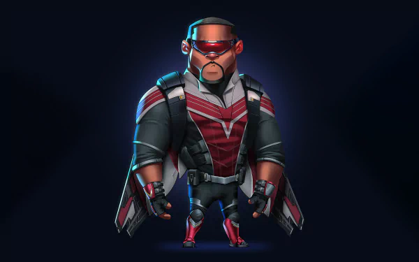 Falcon (Marvel Comics) Anthony Mackie TV Show The Falcon and the Winter Soldier HD Desktop Wallpaper | Background Image