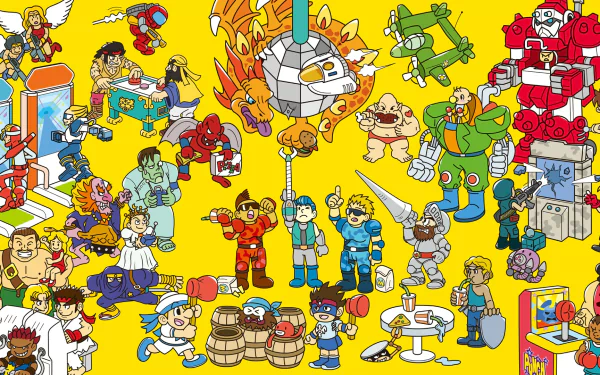 video game Capcom Arcade Stadium HD Desktop Wallpaper | Background Image