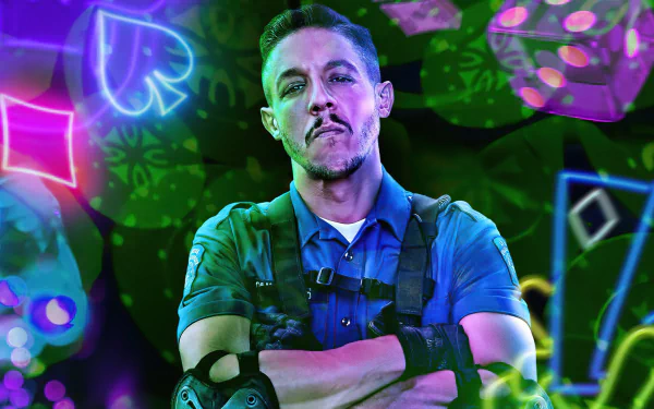  Theo Rossi as Burt Cummings in 2021 movie Army of the Dead