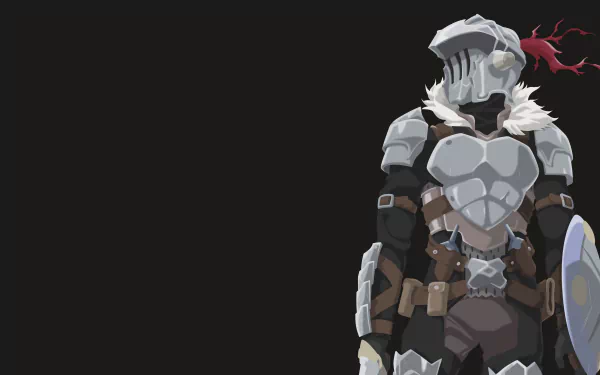 minimalist Anime Goblin Slayer minimalist anime HD Desktop Wallpaper | Background Image
