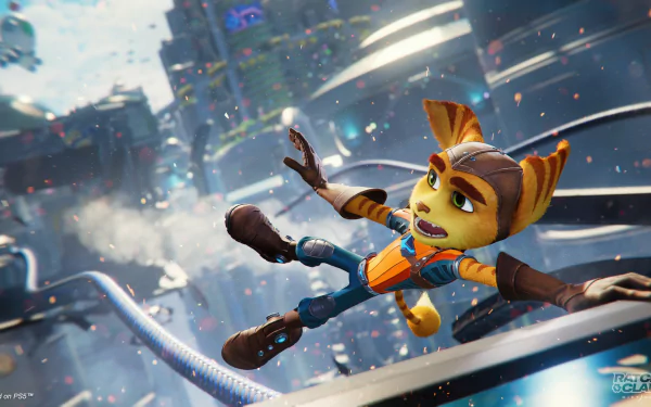Ratchet (Ratchet & Clank) Ratchet & Clank video game Ratchet & Clank: Rift Apart HD Desktop Wallpaper | Background Image