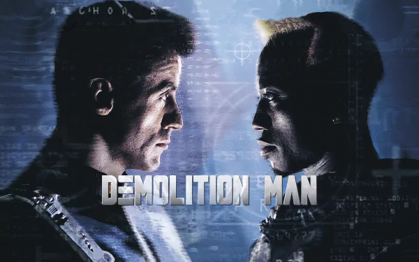 Wesley Snipes Sylvester Stallone movie Demolition Man HD Desktop Wallpaper | Background Image