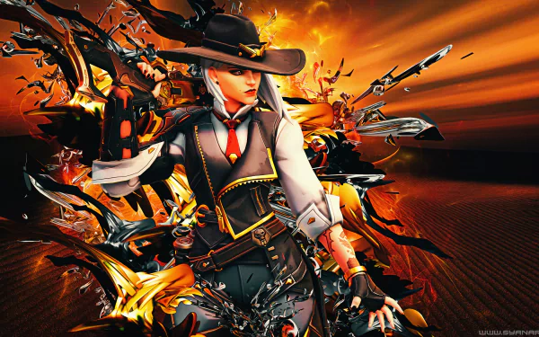  Overwatch Ashe 4K Wallpaper