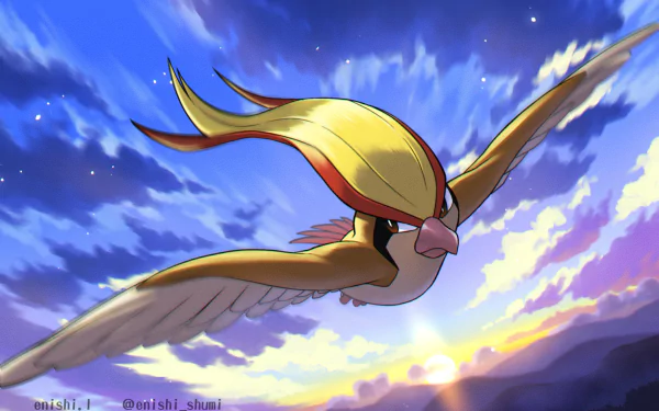 wings sky flying flying pokémon Pidgeot (Pokémon) video game Pokemon HD Desktop Wallpaper | Background Image