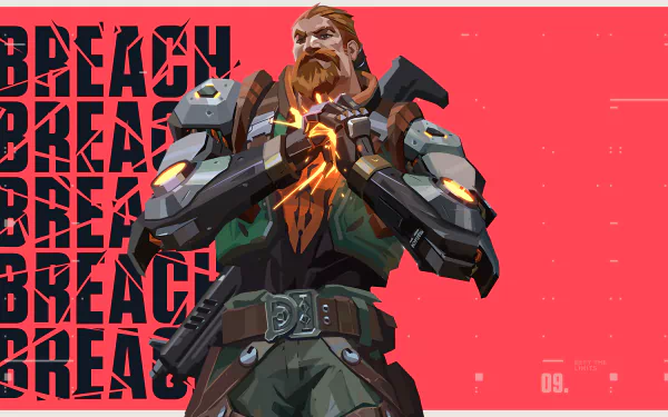 Breach (Valorant) video game Valorant HD Desktop Wallpaper | Background Image