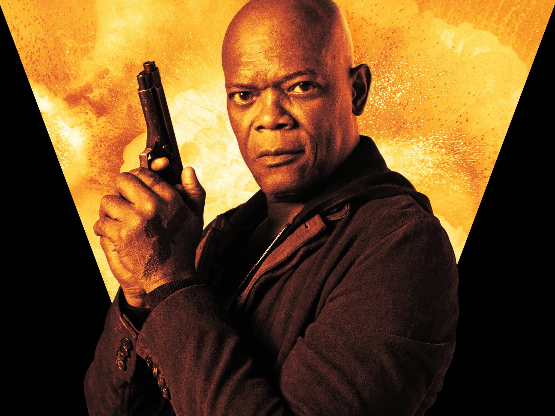 Download Darius Kincaid Samuel L. Jackson Movie The Hitman's Wife's Bodyguard 4k Ultra HD Wallpaper
