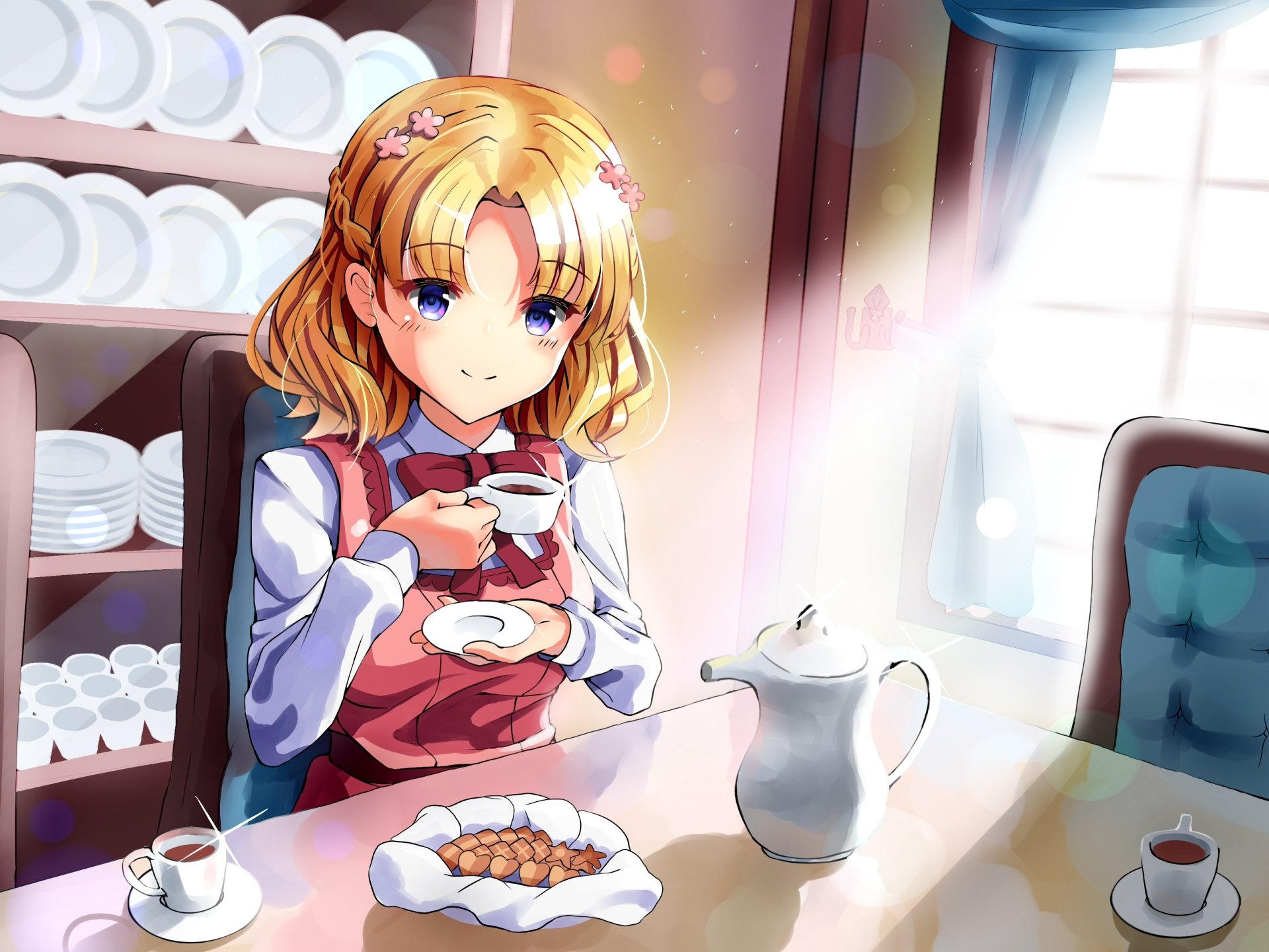 Download Maria Campbell Anime My Next Life As A Villainess: All Routes Lead To Doom! HD Wallpaper