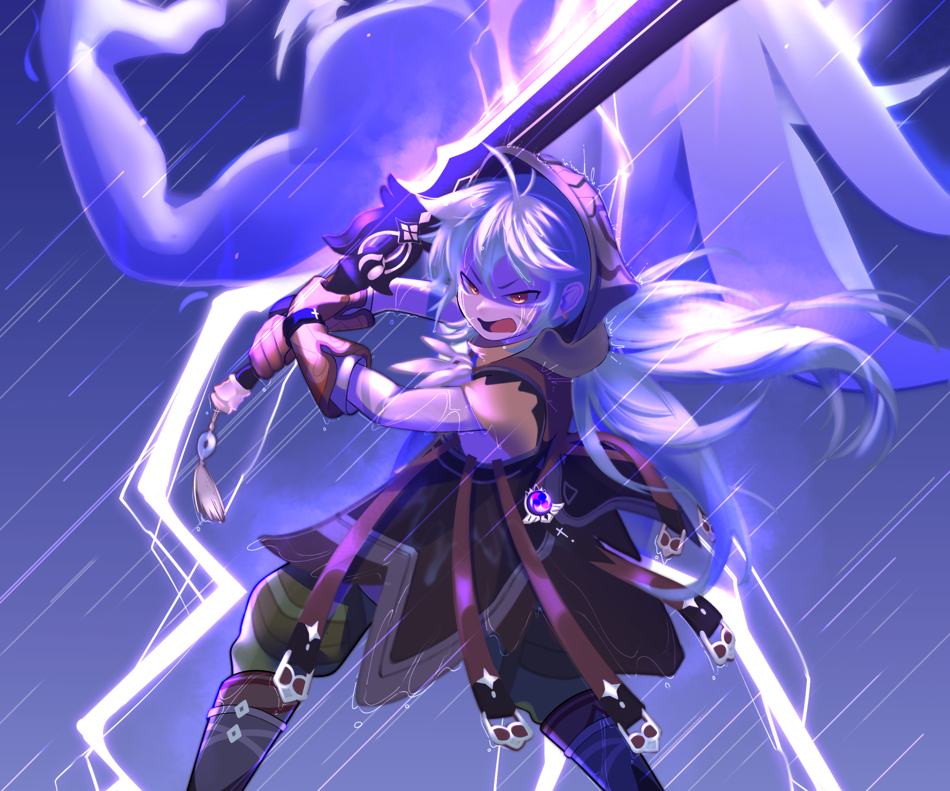 Download Razor (Genshin Impact) Video Game Genshin Impact HD Wallpaper