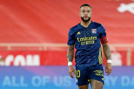 Olympique Lyonnais soccer Dutch Memphis Depay Sports HD Desktop Wallpaper | Background Image