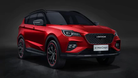  Red Jetour X70 Coupe