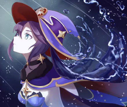 Mona (Genshin Impact) video game Genshin Impact HD Desktop Wallpaper | Background Image
