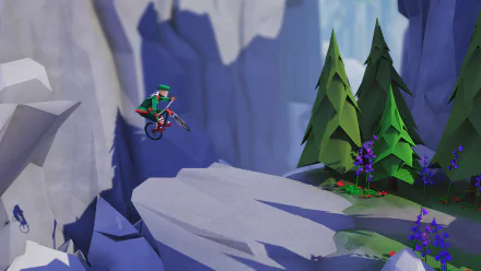 video game Lonely Mountains: Downhill HD Desktop Wallpaper | Background Image