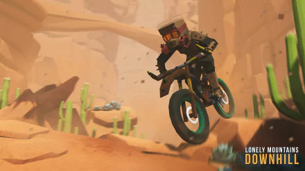 video game Lonely Mountains: Downhill HD Desktop Wallpaper | Background Image