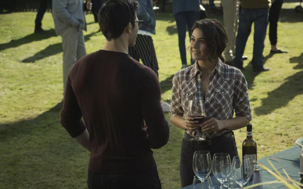 Lana Lang Emmanuelle Chriqui Superman Clark Kent Tyler Hoechlin TV Show Superman and Lois HD Desktop Wallpaper | Background Image