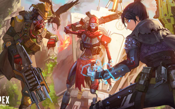 Bloodhound (Apex Legends) Wraith (Apex Legends) Revenant (Apex Legends) video game Apex Legends HD Desktop Wallpaper | Background Image