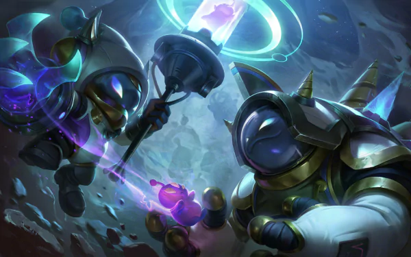 Rammus (League Of Legends) Veigar (League Of Legends) video game League Of Legends HD Desktop Wallpaper | Background Image