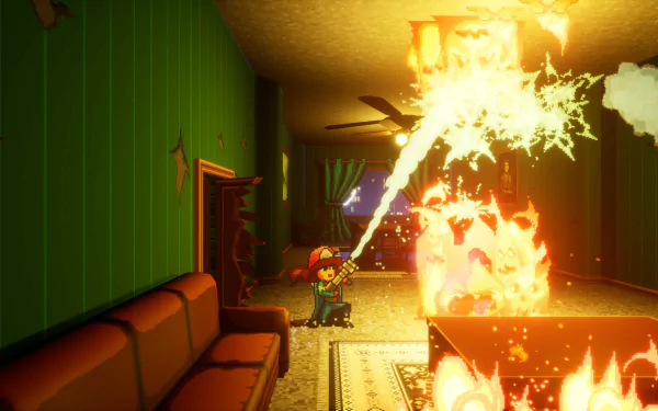 video game Firegirl HD Desktop Wallpaper | Background Image