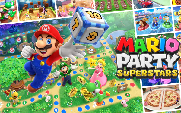 Mario video game Mario Party Superstars HD Desktop Wallpaper | Background Image